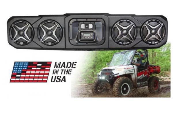  190-WP3-RG34O4 / 2018-2024 Polaris Ranger 4-Speaker Overhead Sound Bar